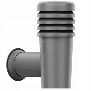 Kominek wywietrzak boczny SideVent fi110 RAL 7024