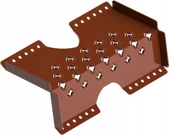 Stopień kominiarski do blachodachówek brązowy