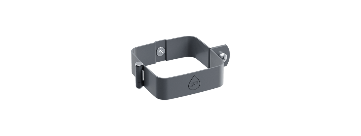 Obejma rury spustowej Flamingo iQ - z płaskownika / antracyt 7016 pol_pl_Obejma-rury-spustowej-Flamingo-iQ-z-plaskownika-antracyt-7016-1373_1