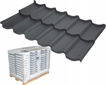 Blachodachówka modułowa Bella Sara D-Matt grafit 7024