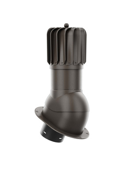 Kominek wentylacyjny Krono Plast ROTOLINE 150 mm - podłużny - ciemny brąz